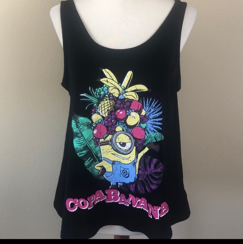 DESPICABLE ME COPACOBANA 7/9 BLACK TANK